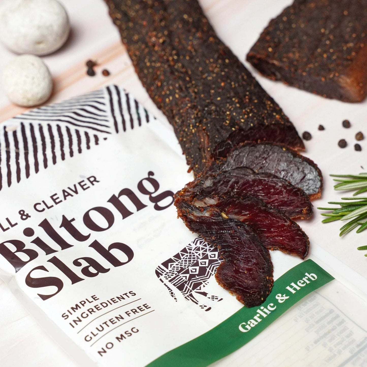 Garlic and Herb Biltong Slab