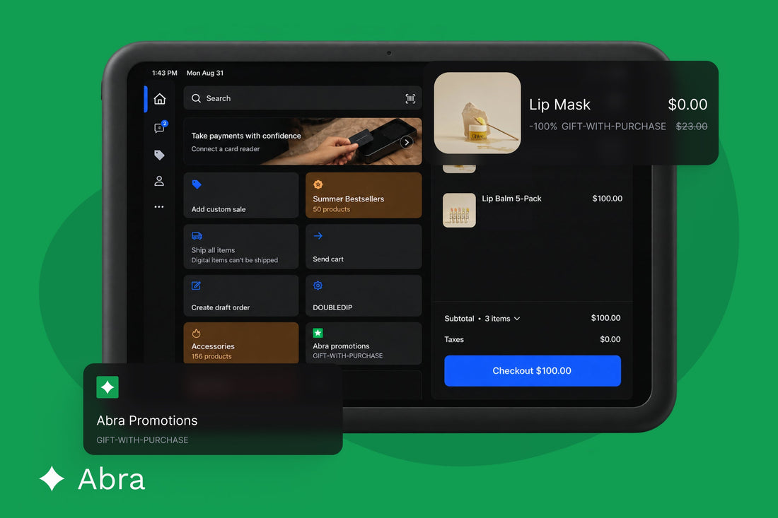 Run Advanced Promotions with Abra on Shopify POS Pro