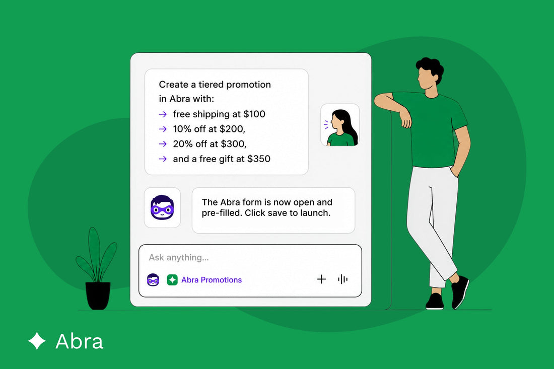 Abra for Shopify Sidekick: Smarter Promotion Workflows with AI