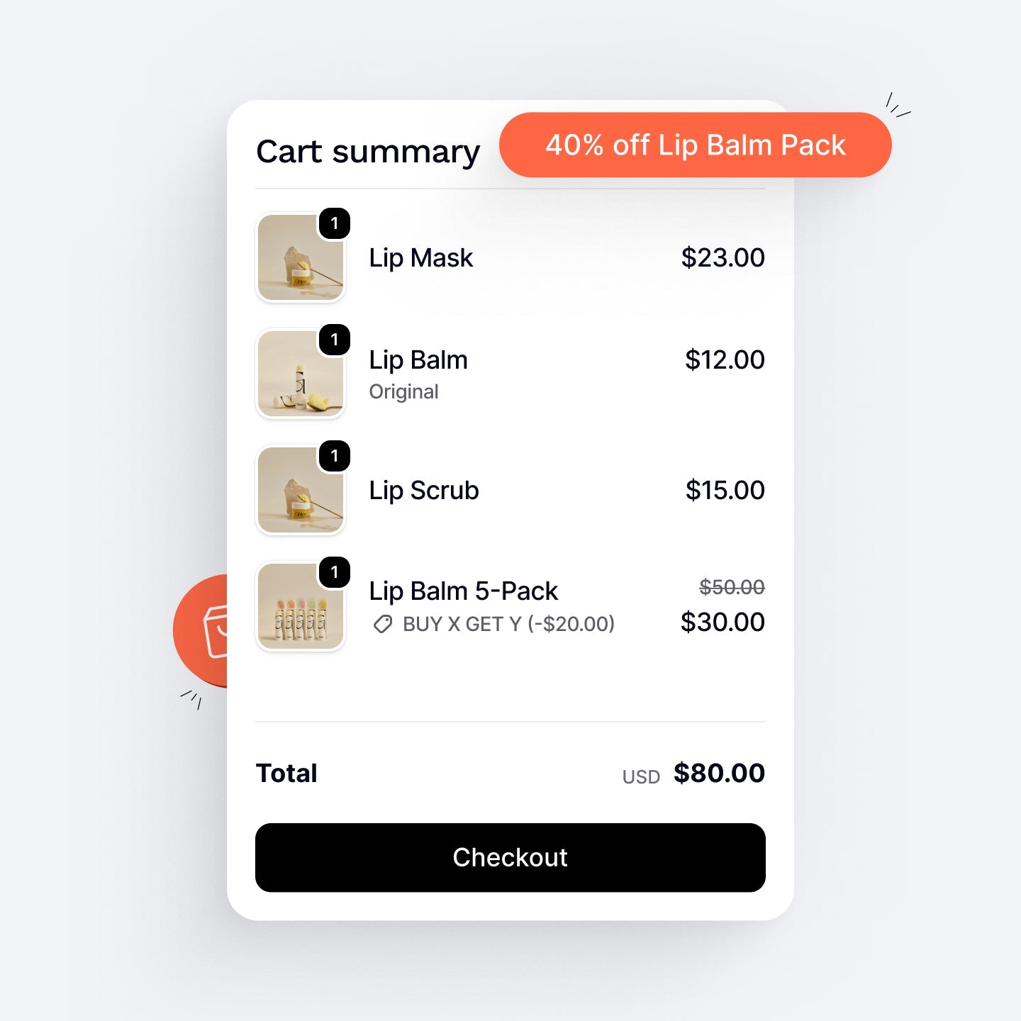 Buy X, Get Y discount