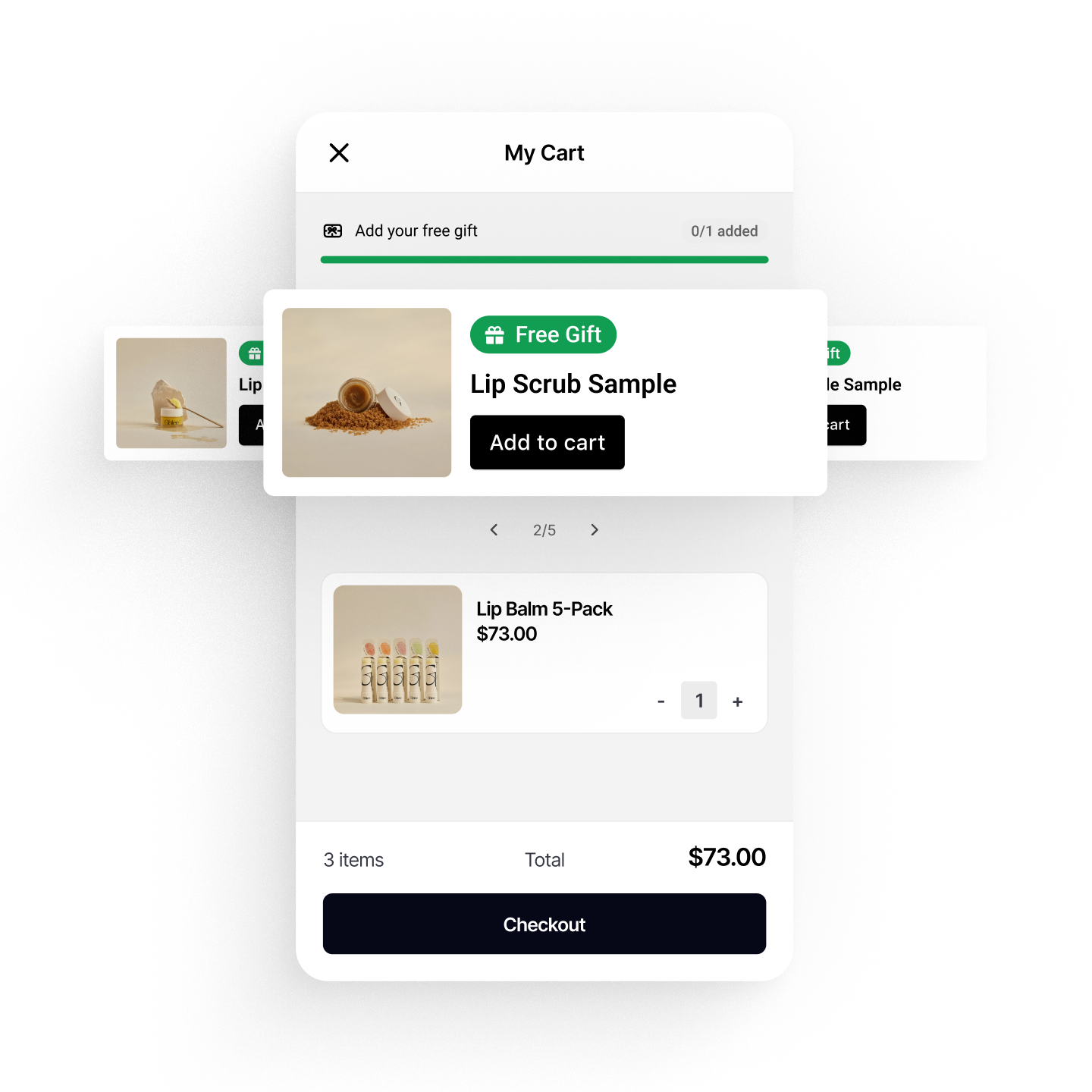Selectable Gift with Purchase